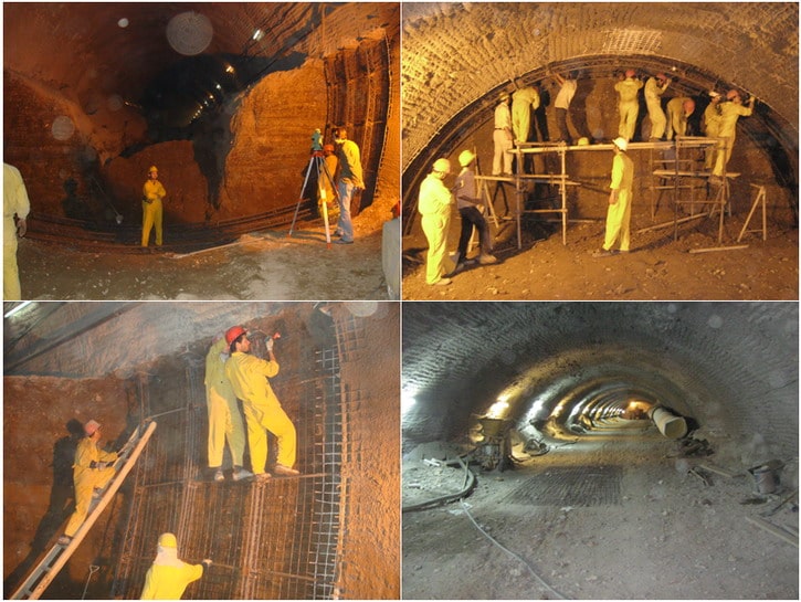 احداث تونل متروی خط ۴ تهران